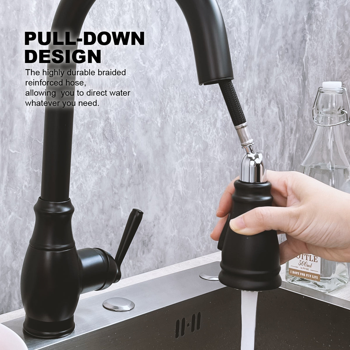 Pull down Kitchen Faucet Sprayer