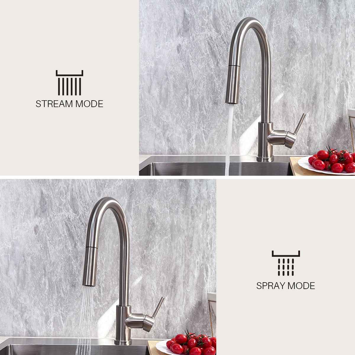 Pull-Down Kitchen Faucet