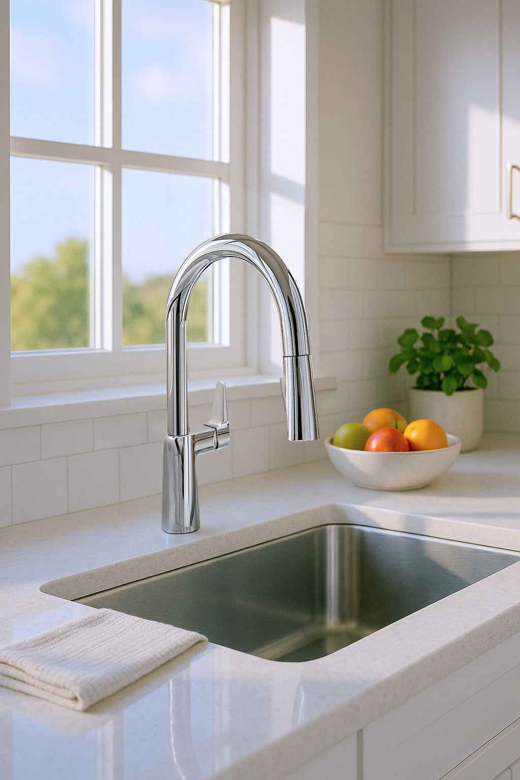 Pull Down Kitchen Faucet
