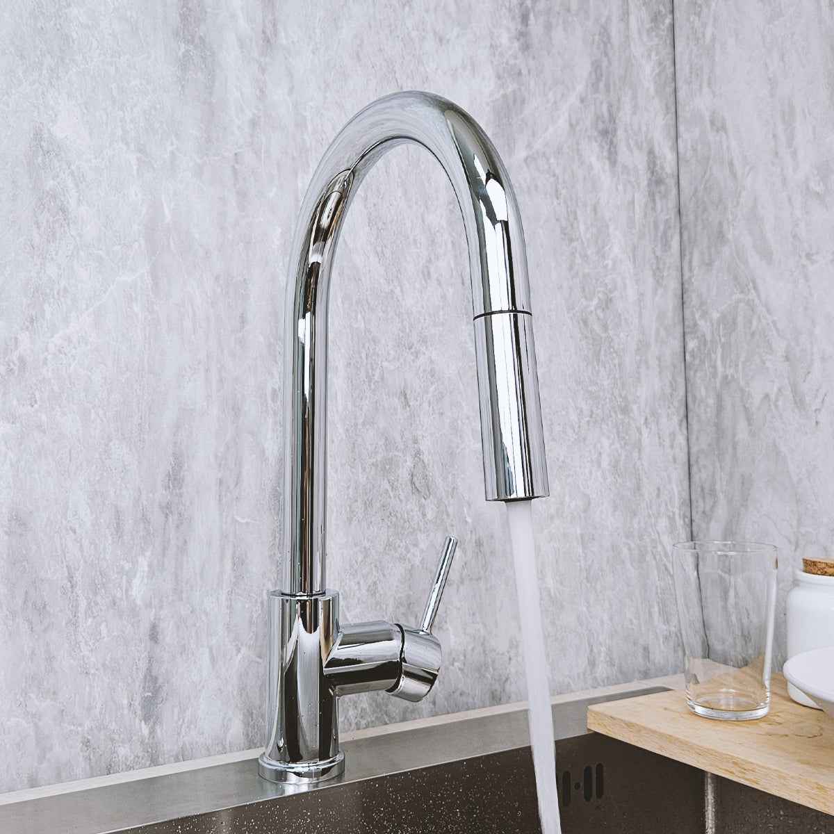 Pull-Down Kitchen Faucet