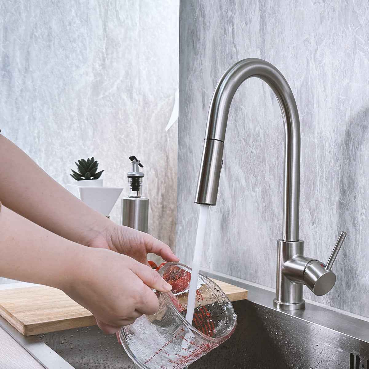 Pull-Down Kitchen Faucet