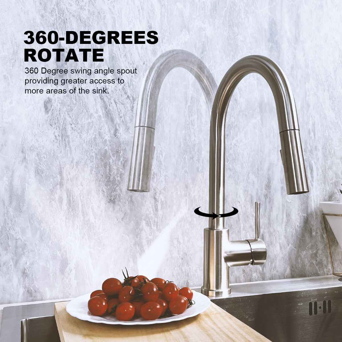 Pull-Down Kitchen Faucet