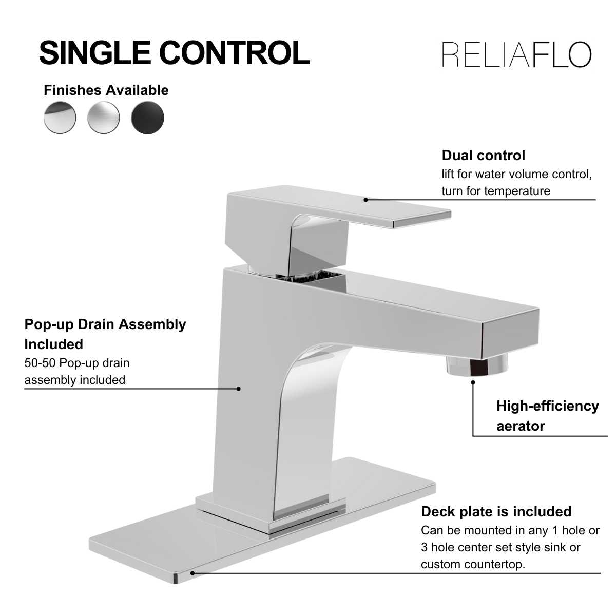 Single Control Lavatory Faucet