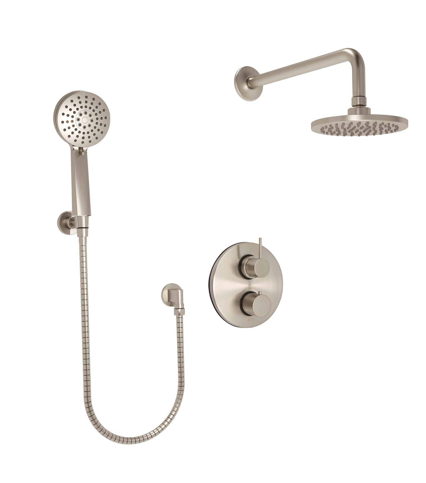 Thermostatic Shower system Satin Nickel