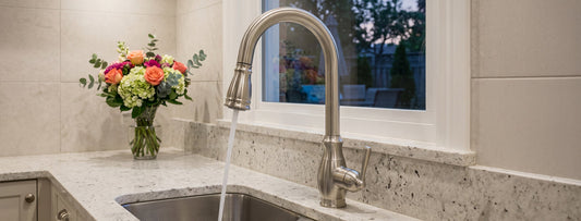 $99 Satin Nickel Kitchen Faucets: Affordable Style with ReliaFLO