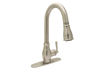 Classic Pull-Down Kitchen Faucet Satin Nickel - ReliaFLO