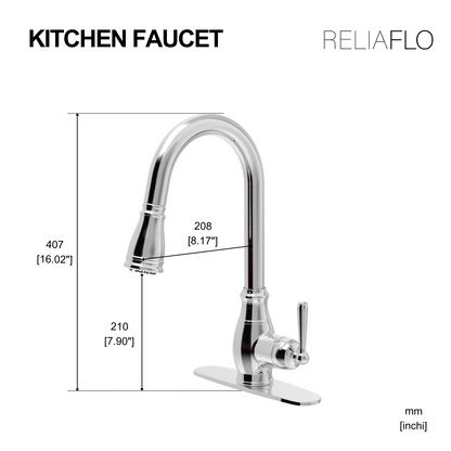 Pull-Down Kitchen Faucet - Reliaflo