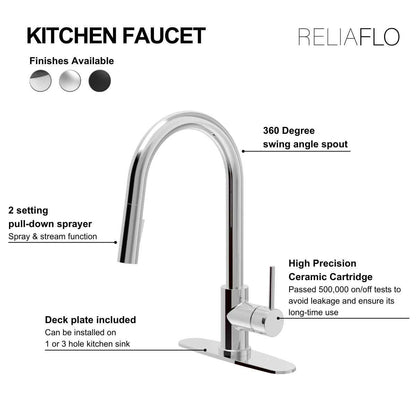 Pull-Down Kitchen Faucet