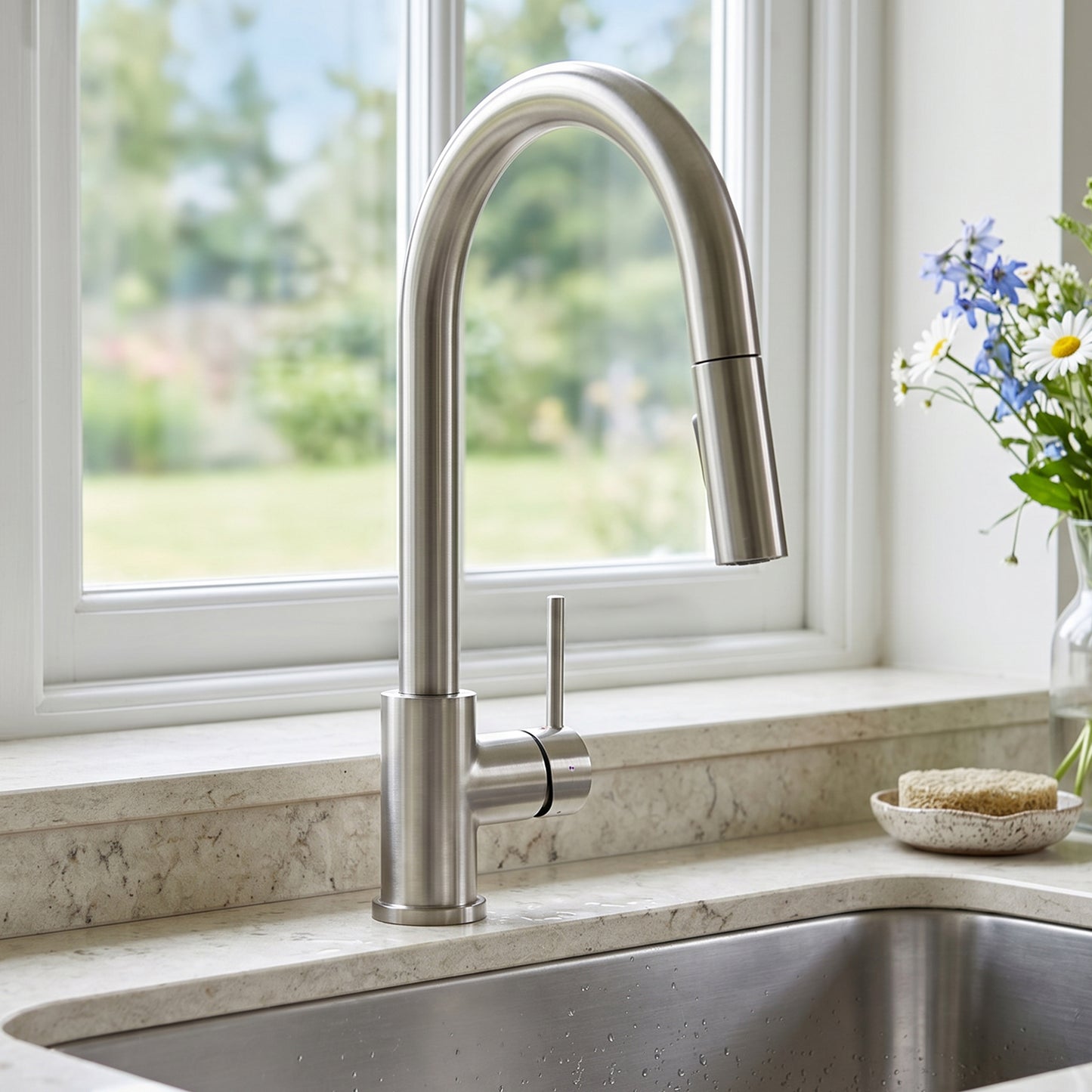 Pull-Down Kitchen Faucet