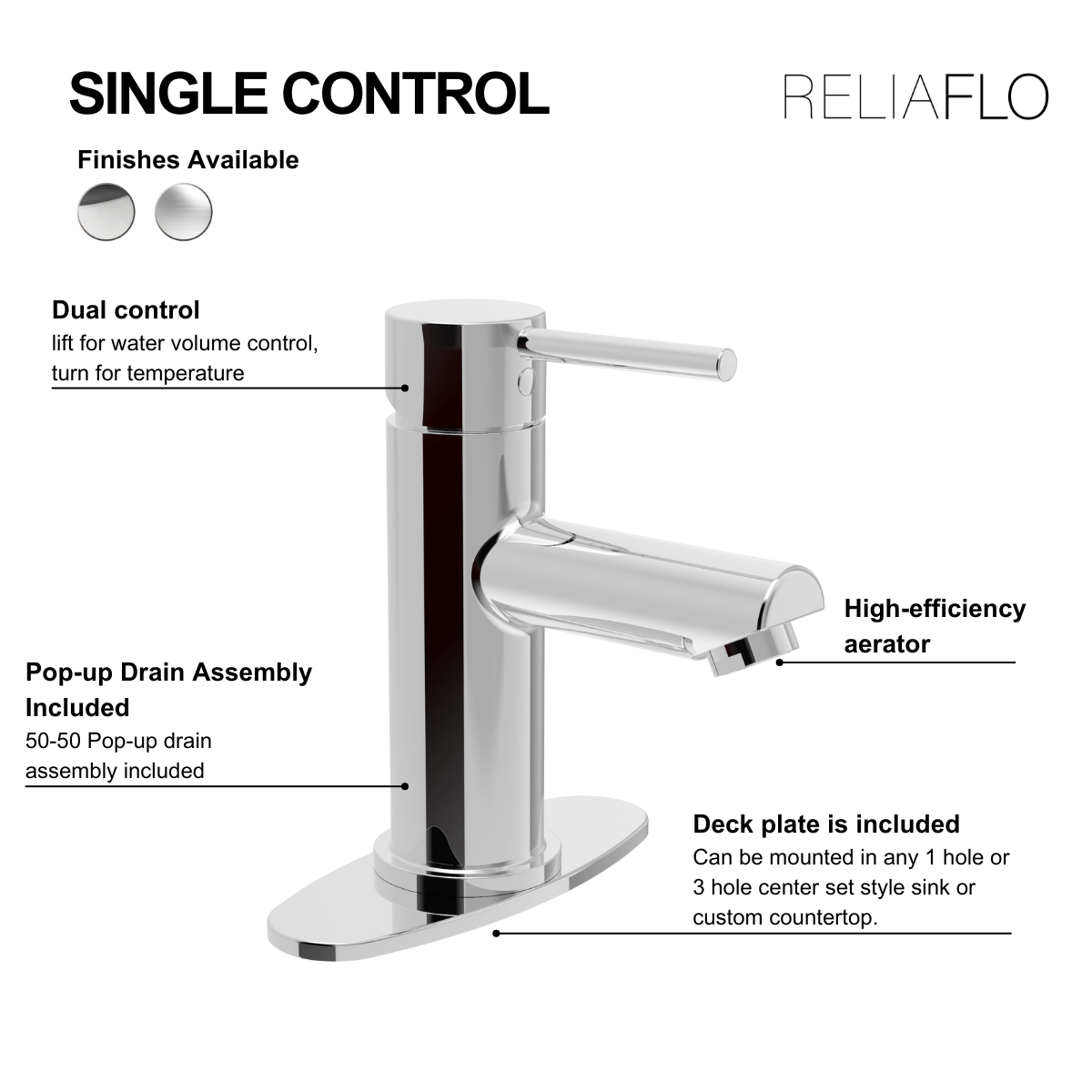 Single Control Lavatory Faucet
