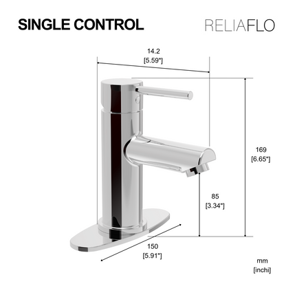 Single Control Lavatory Faucet features