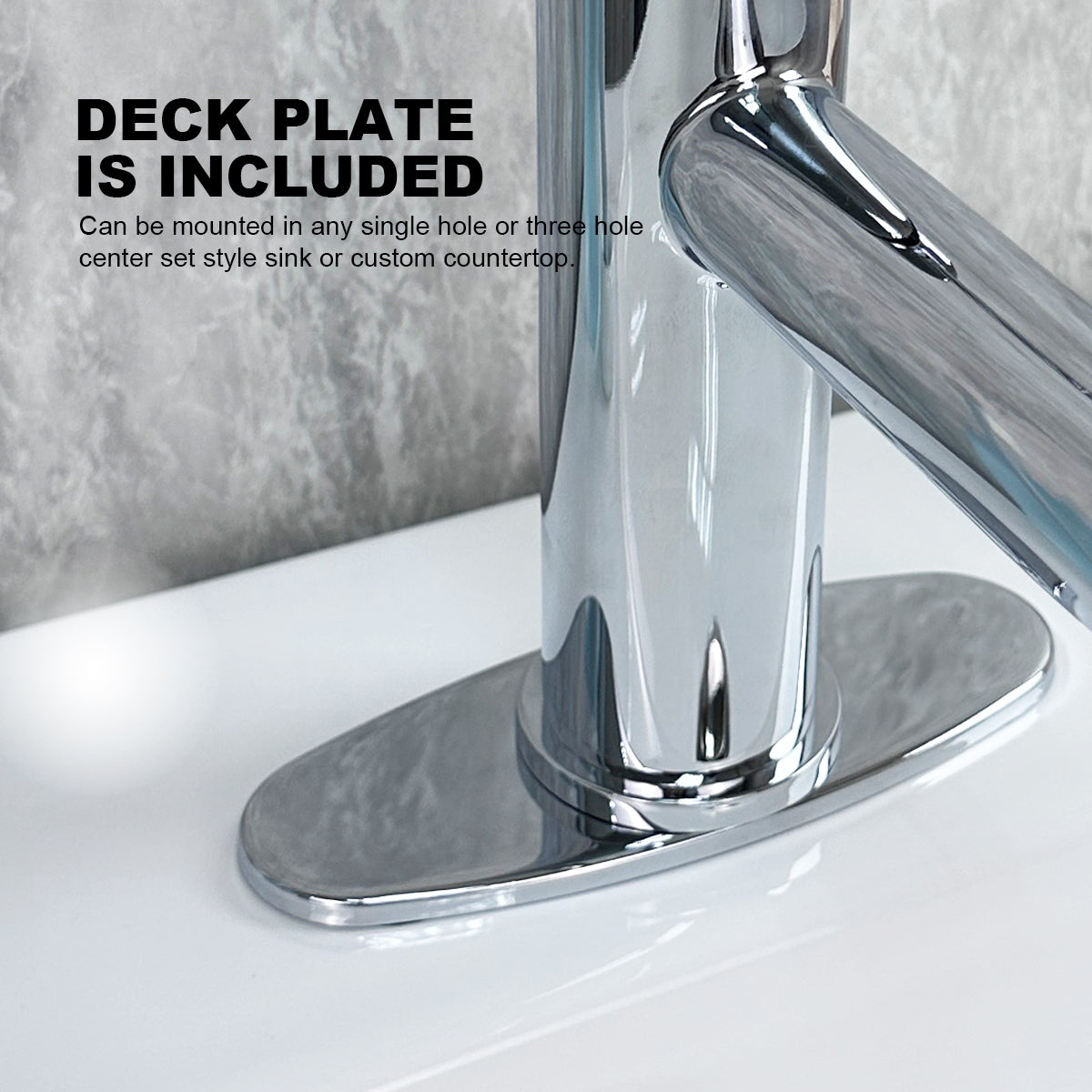 Lavatory Faucet Deckplate