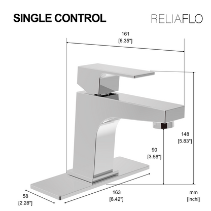 Single Control Lavatory Faucet - Reliaflo