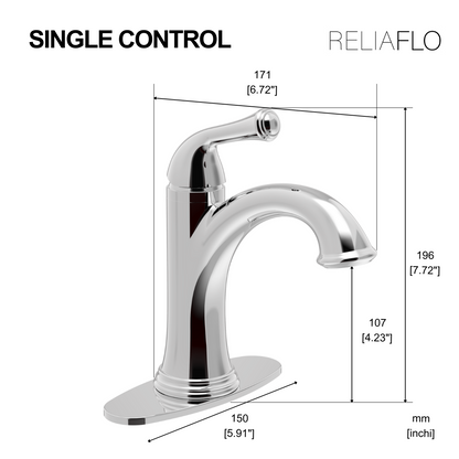 7 3/4" tall Faucet 
