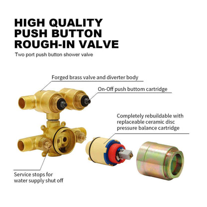 Push Button Shower System